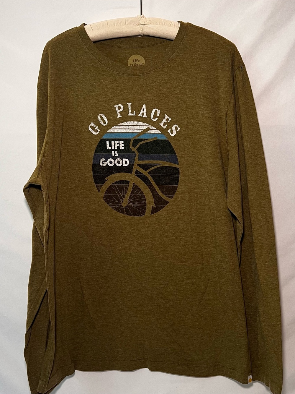 Life Is Good Long Sleeve Tee- size large